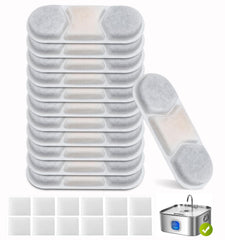 OUPUSES 12-pack filters for WF120/WF160 ensure clean water for pets
