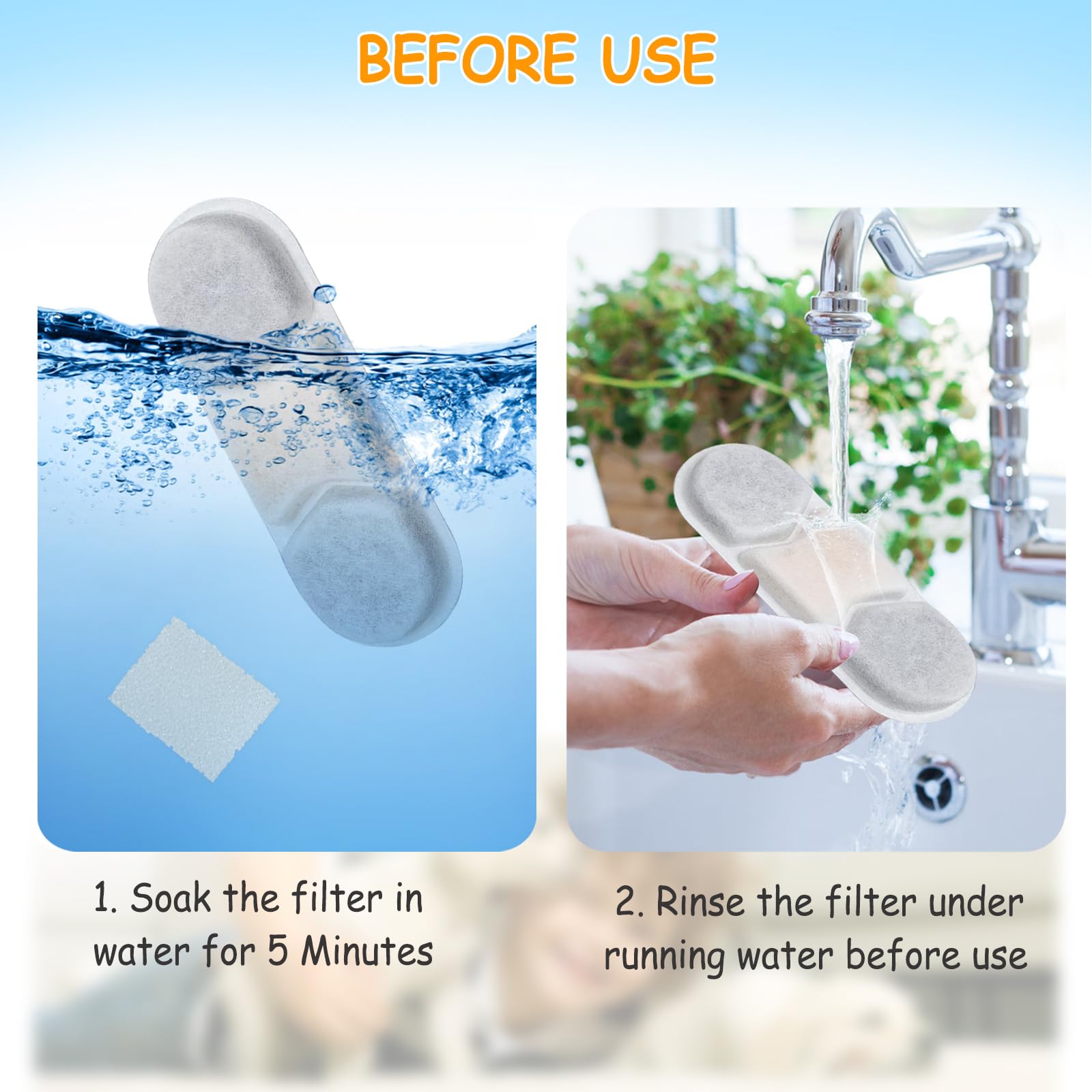 OUPUSES carbon and ion-exchange media remove impurities for fresher water