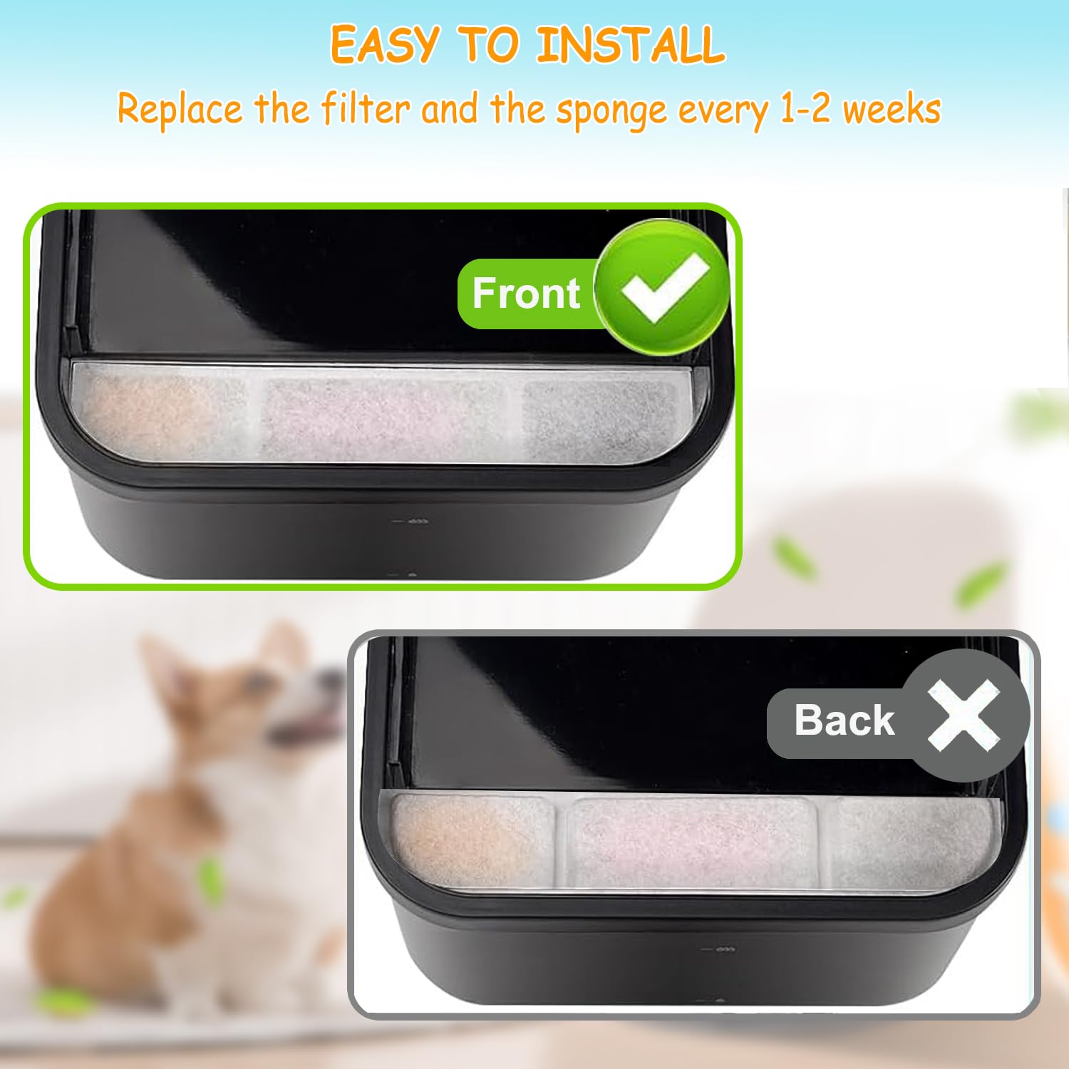OUPUSES Downy Paws DPWFP6 compatible kit minimizes mineral buildup