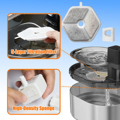 OUPUSES Smartoo 5-layer filtration system reduces odors and impurities.