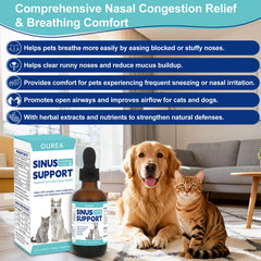 Ourea nasal congestion drops dropper detail for precise dosing and gentle relief.