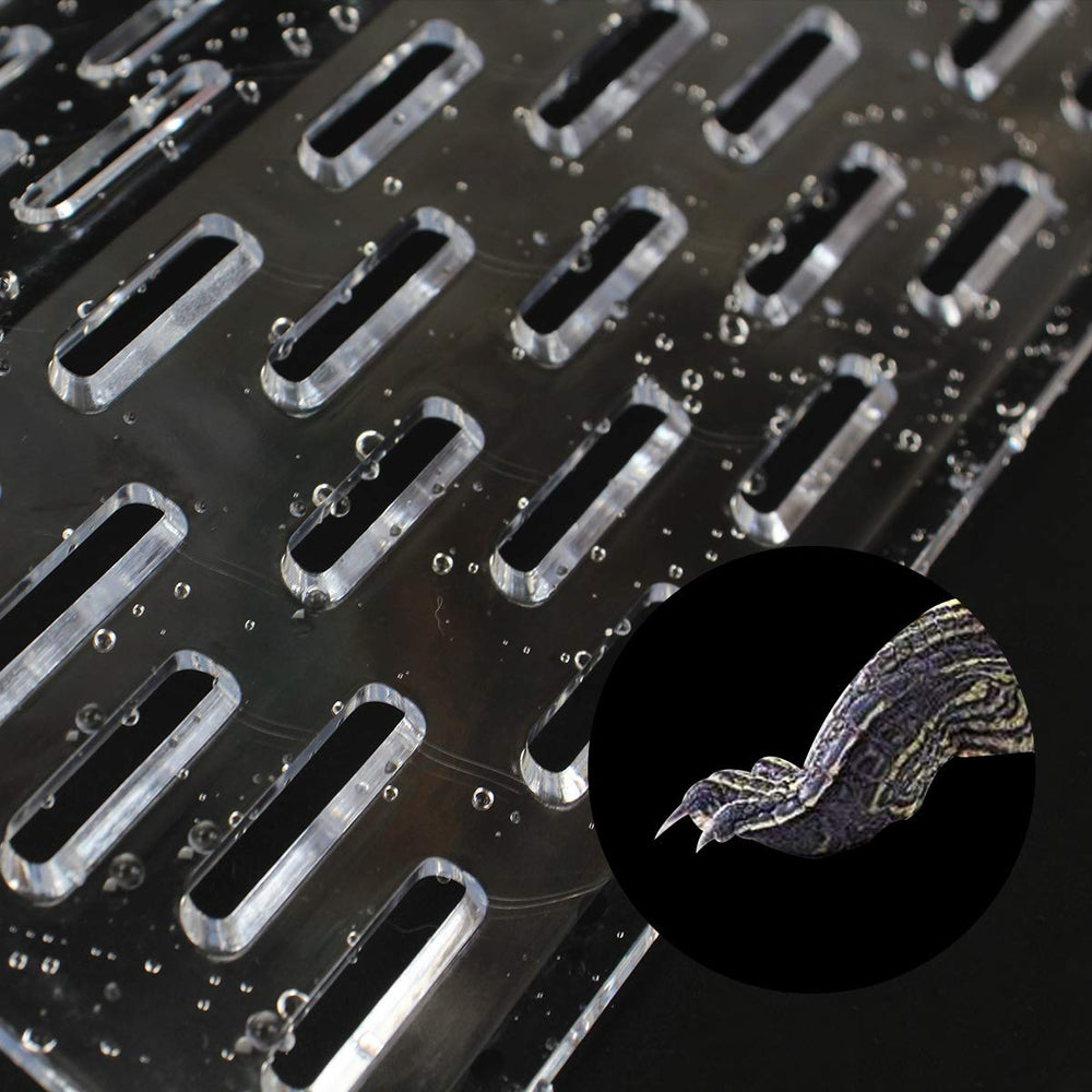 ourjob easy-install suction cups enable quick, secure attachment inside tanks.