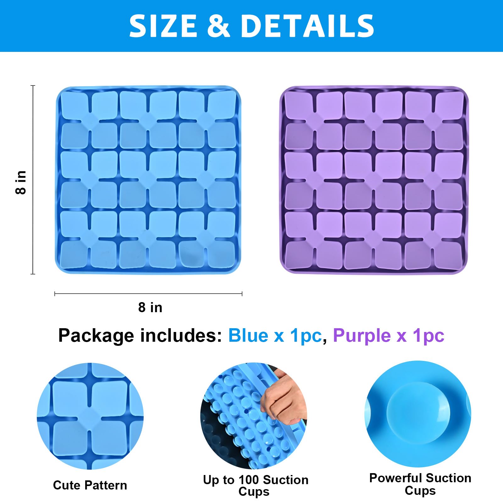 OurMiao silicone snuffle mat dishwasher-safe for easy cleaning.