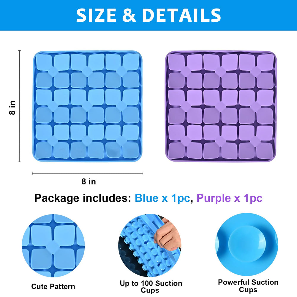 OurMiao silicone snuffle mat dishwasher-safe for easy cleaning.