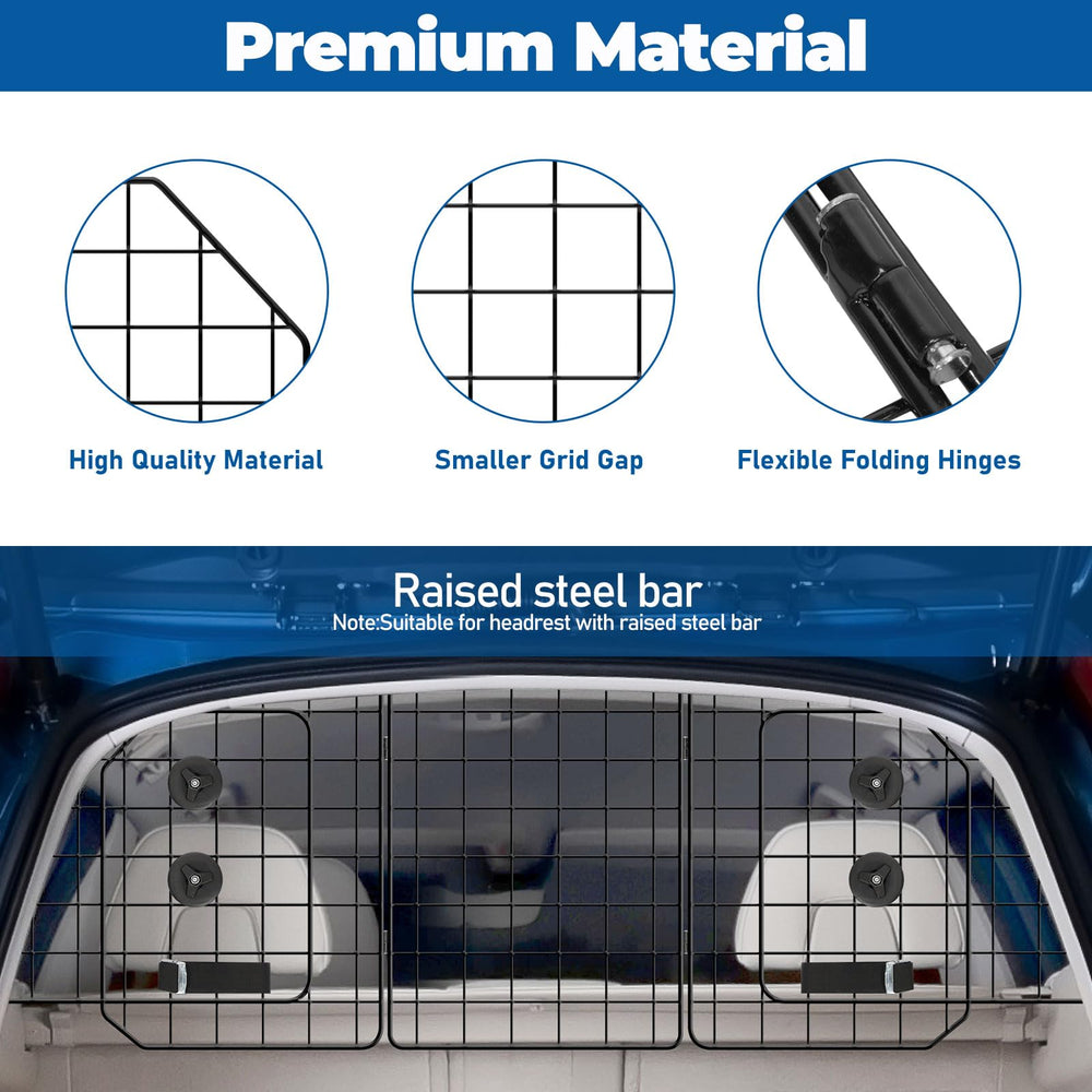 OUSHENG barrier in use on road keeping dog safe and driver focused