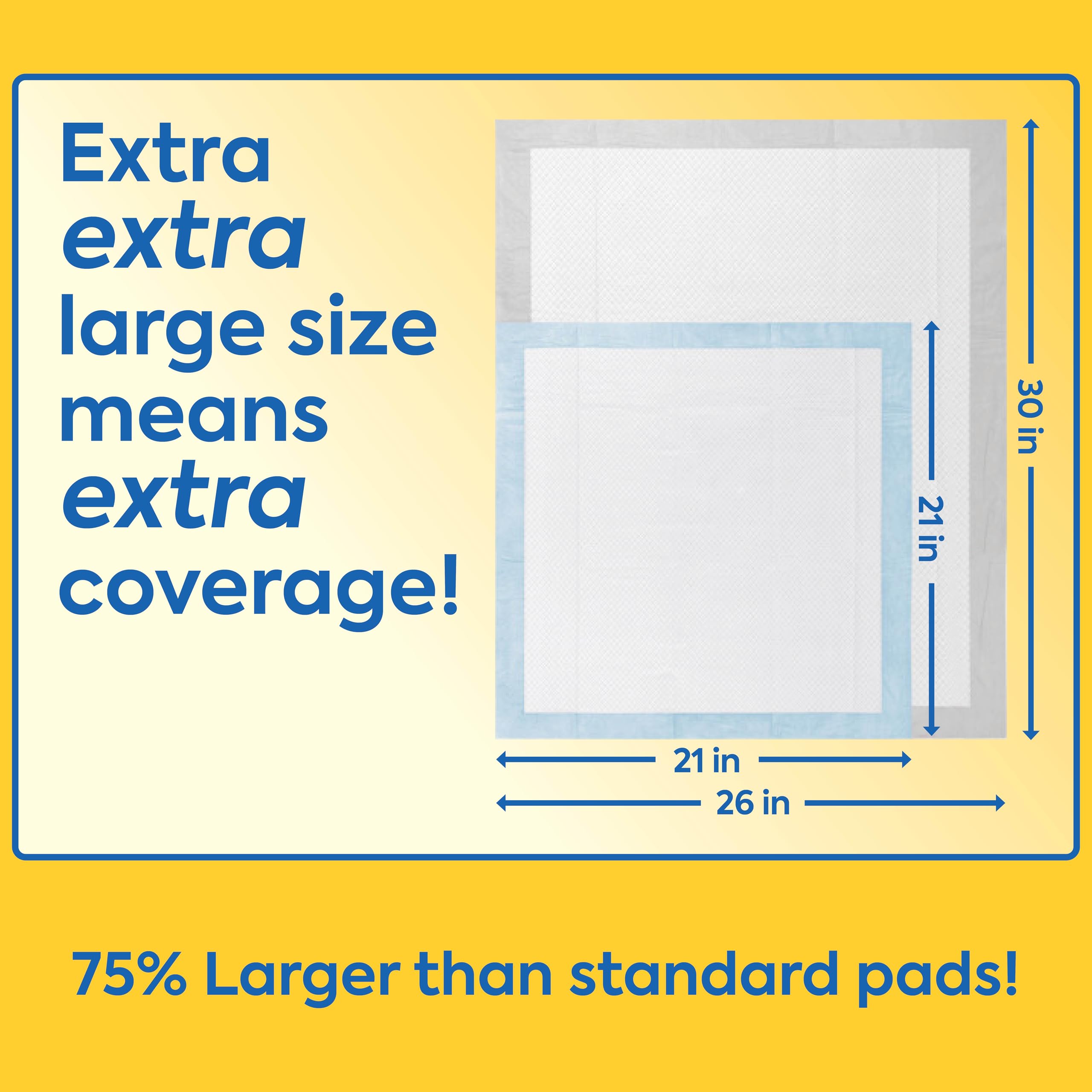 OUT! Petcare XXL pee pads with tear-resistant construction for durable indoor use