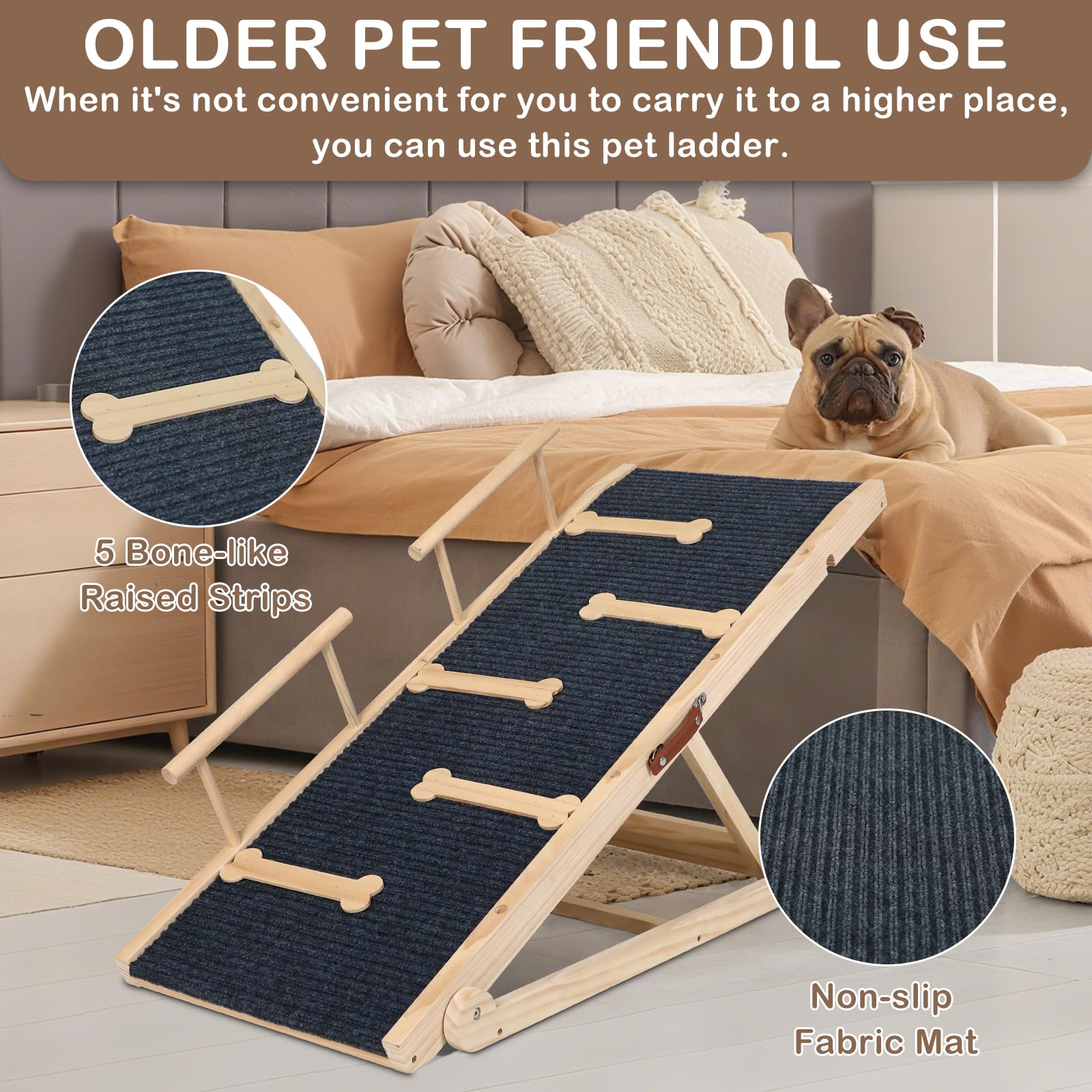 Outdoor Diamond dog ramp unfolds in seconds for quick setup