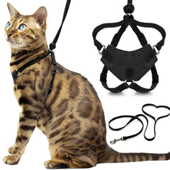 OutdoorBengal Houdini escape-proof harness with neck ring for secure walks