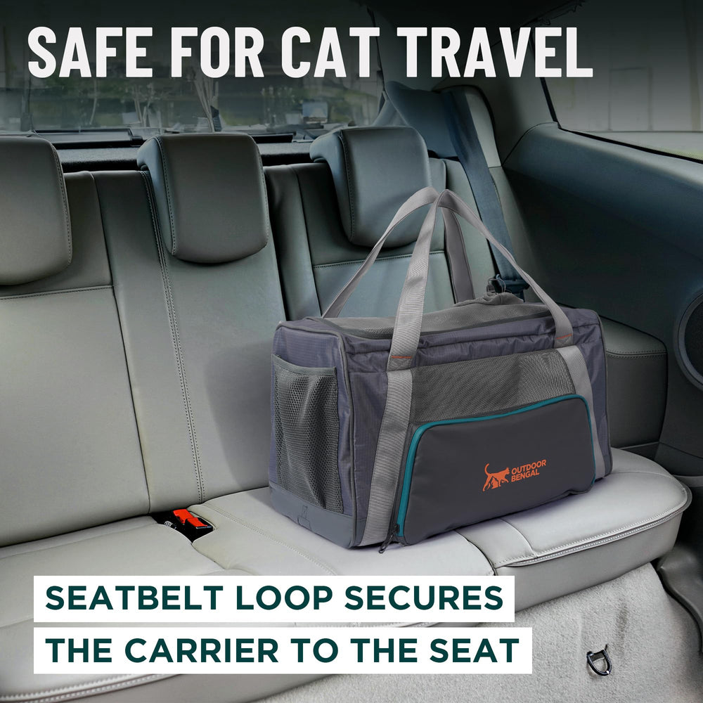 OutdoorBengal Zeppelin integrated pockets keep essential travel documents and devices organized.