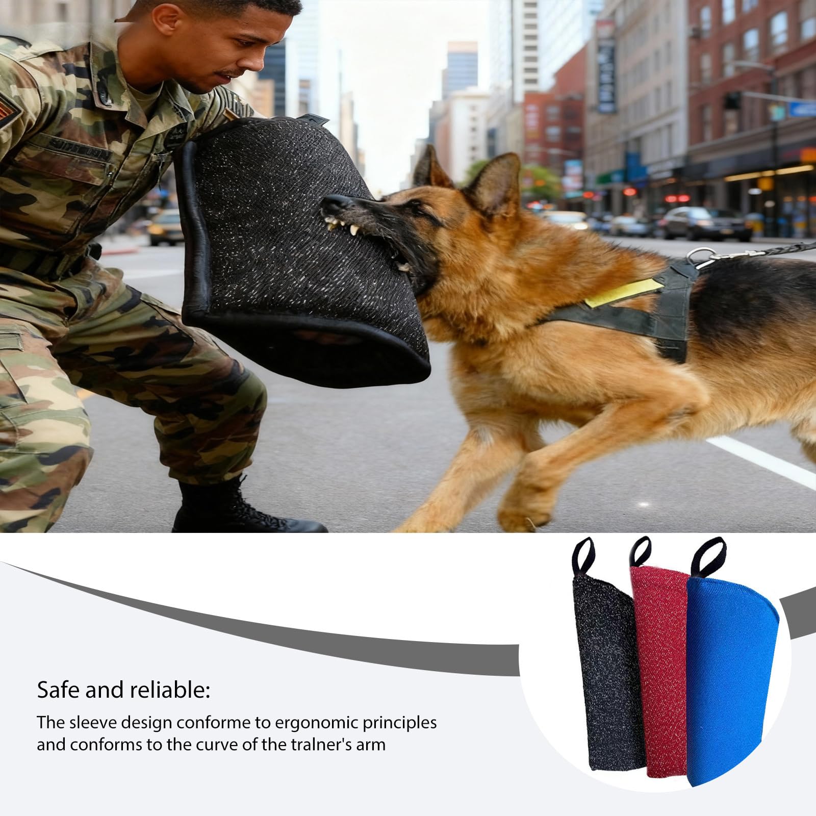 Interactive toy aspect enhances engagement during Outdoorigo training sessions.