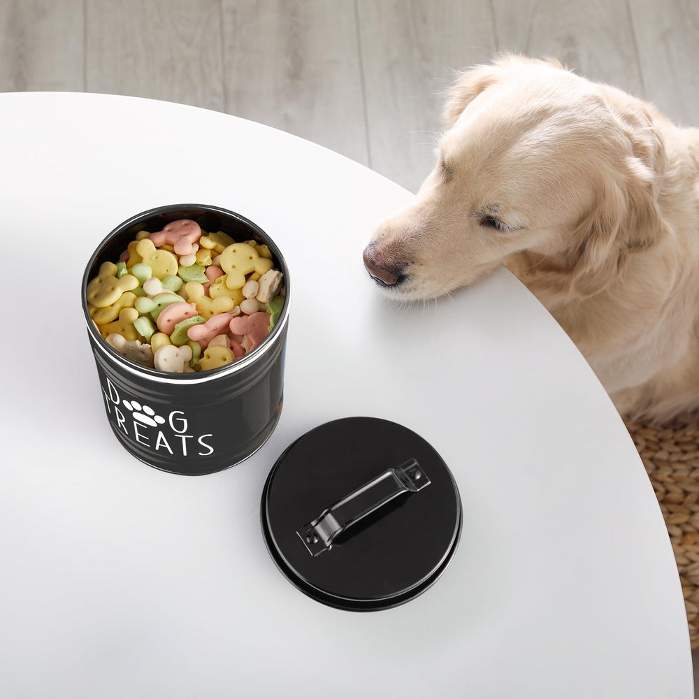 OUTNILI dog treat storage jar emphasizes mess-free organized snacks