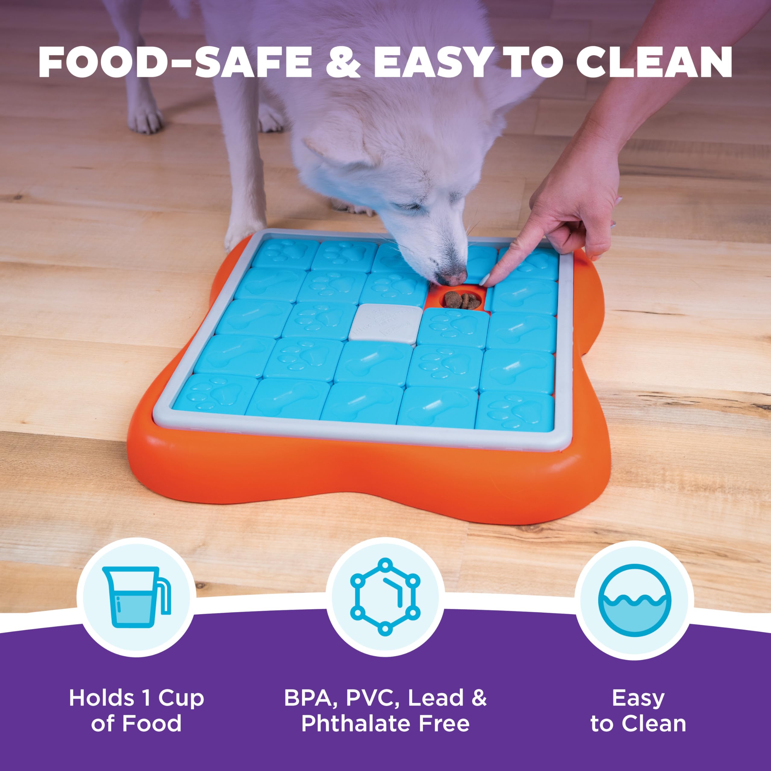 Outward Hound Challenge Slider offers adjustable difficulty for growing problem-solvers.