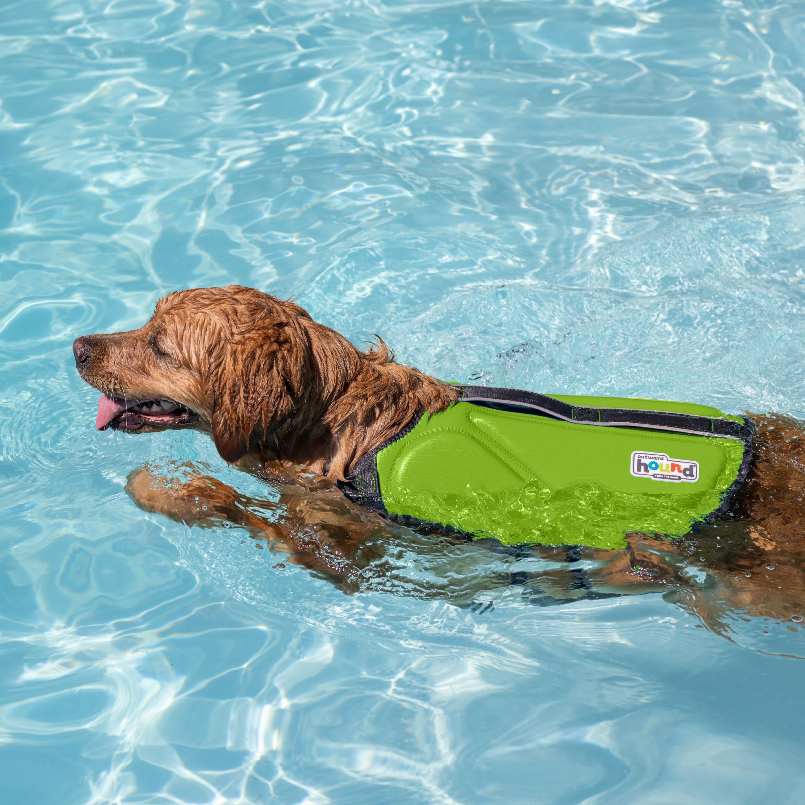 Outward Hound Dawson adjustable straps and quick-release buckles ensure a snug fit.