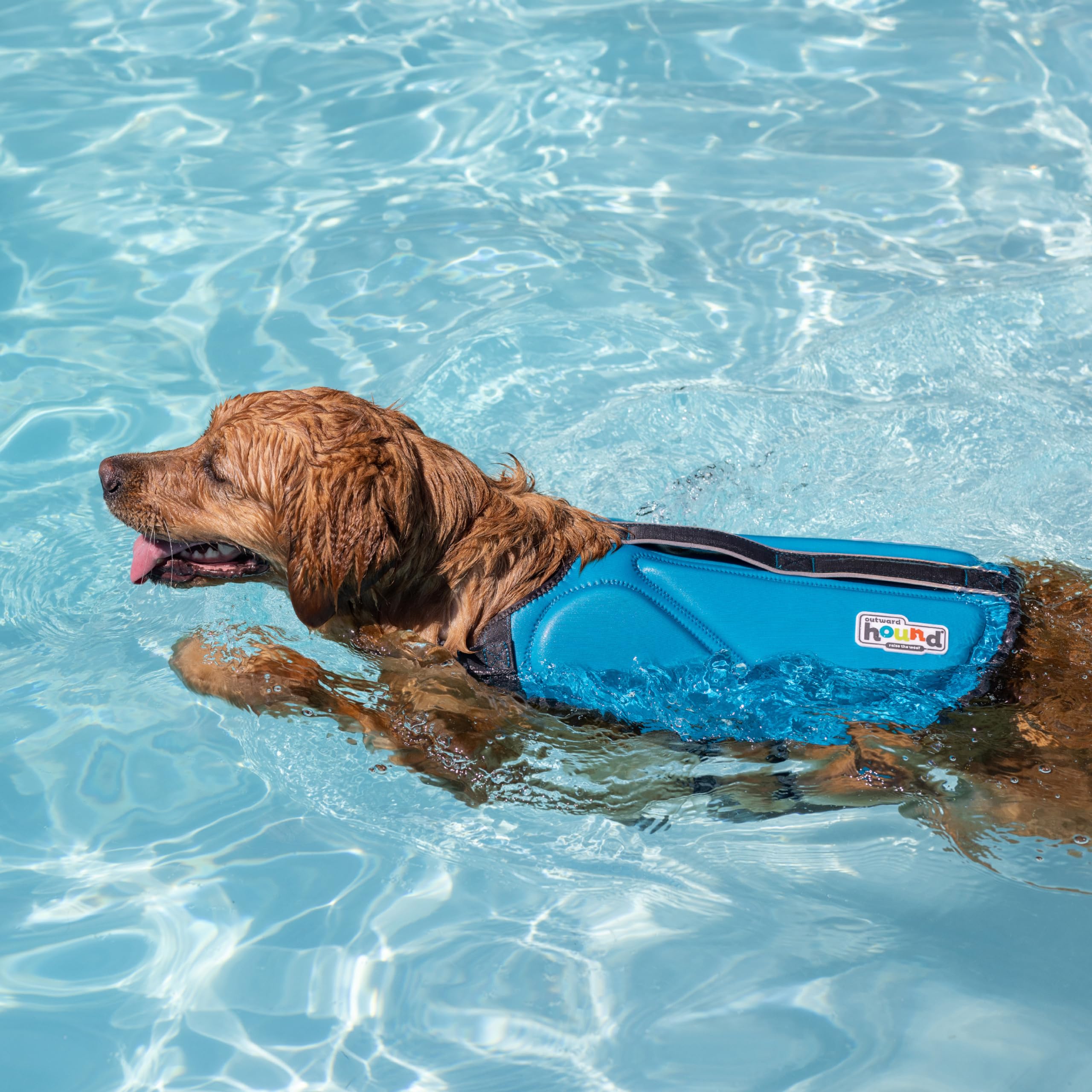Neoprene panels provide warmth and buoyancy while allowing movement.
