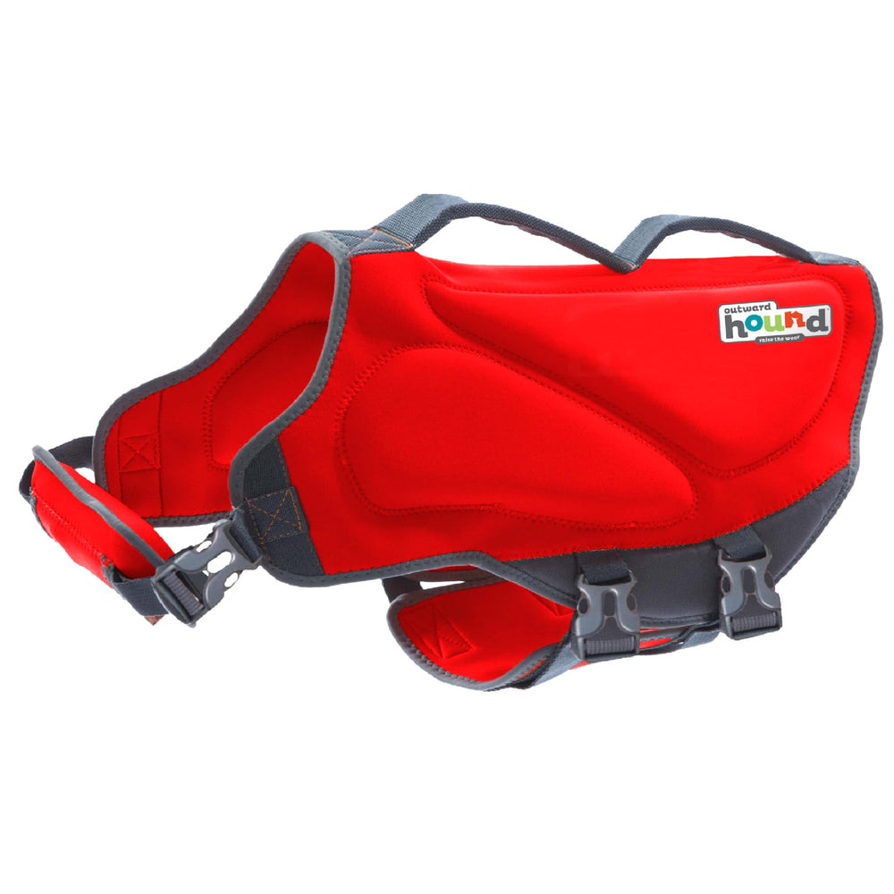 Outward Hound Dawson life jacket front view showing buoyant comfort for water adventures