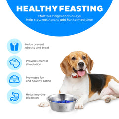 Outward Hound Fun Feeder top-rack dishwasher safe for easy cleaning.