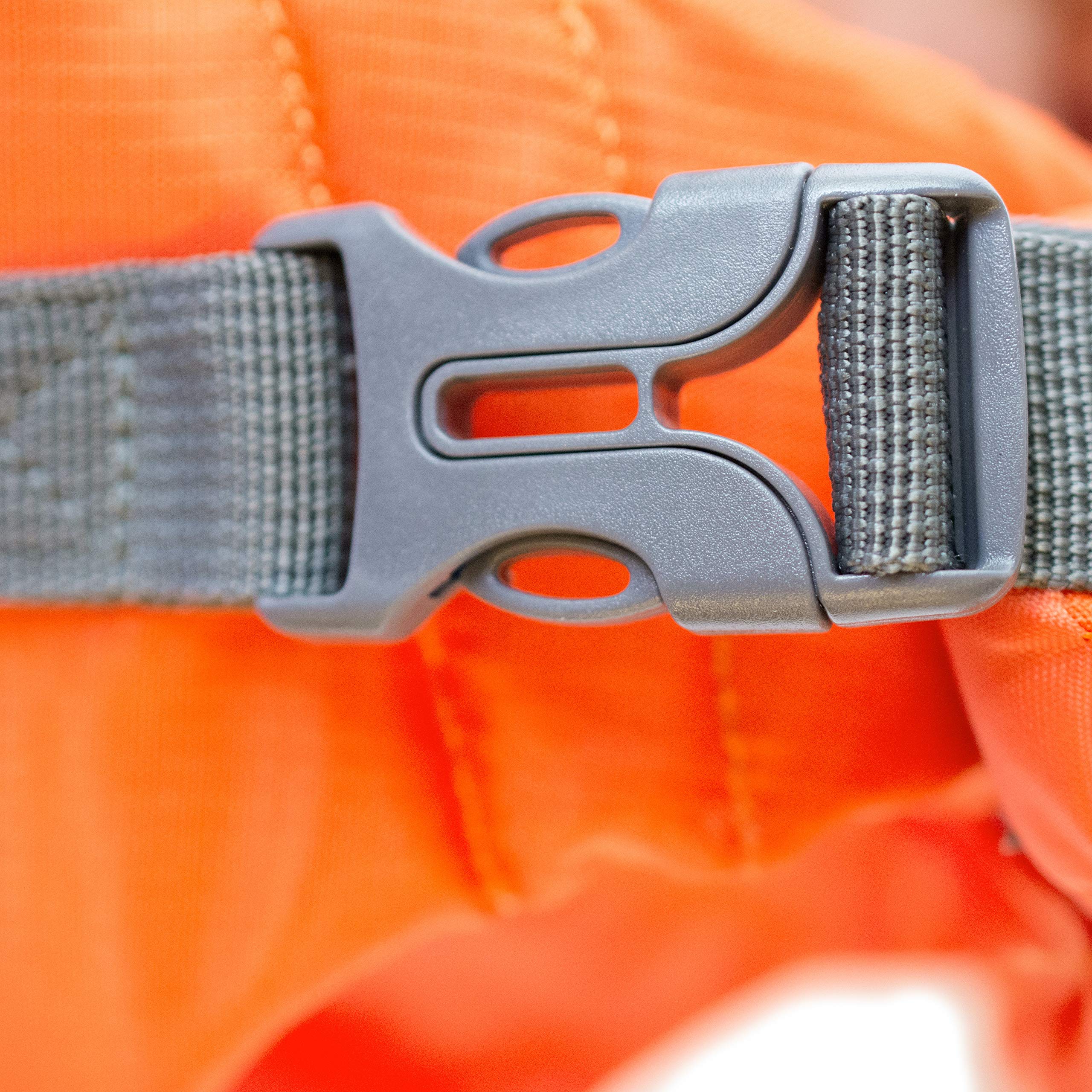 Outward Hound Granby Splash Orange Life Jacket lightweight design for easy movement