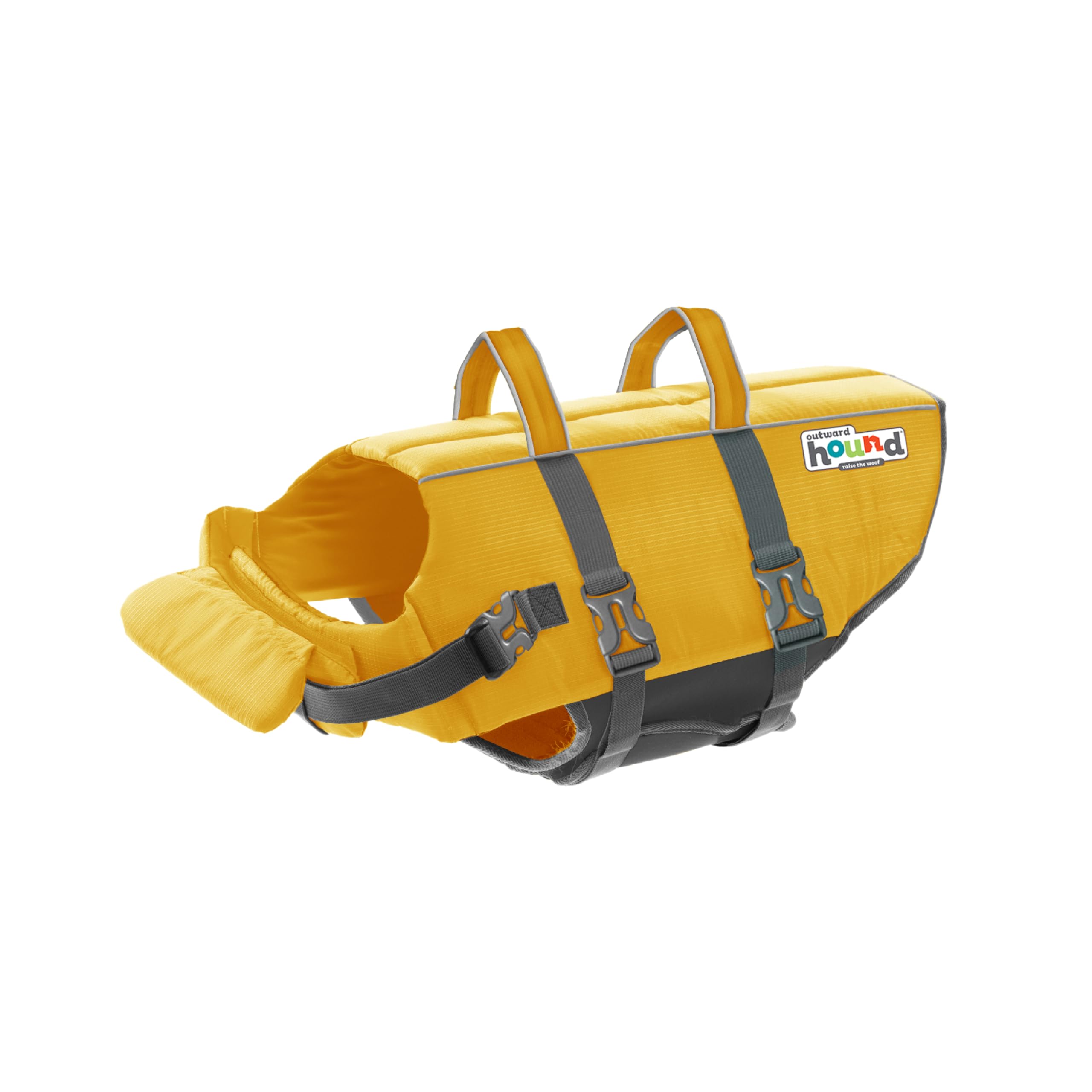 Outward Hound Granby Splash life jacket front view boosts buoyancy for confident swimming