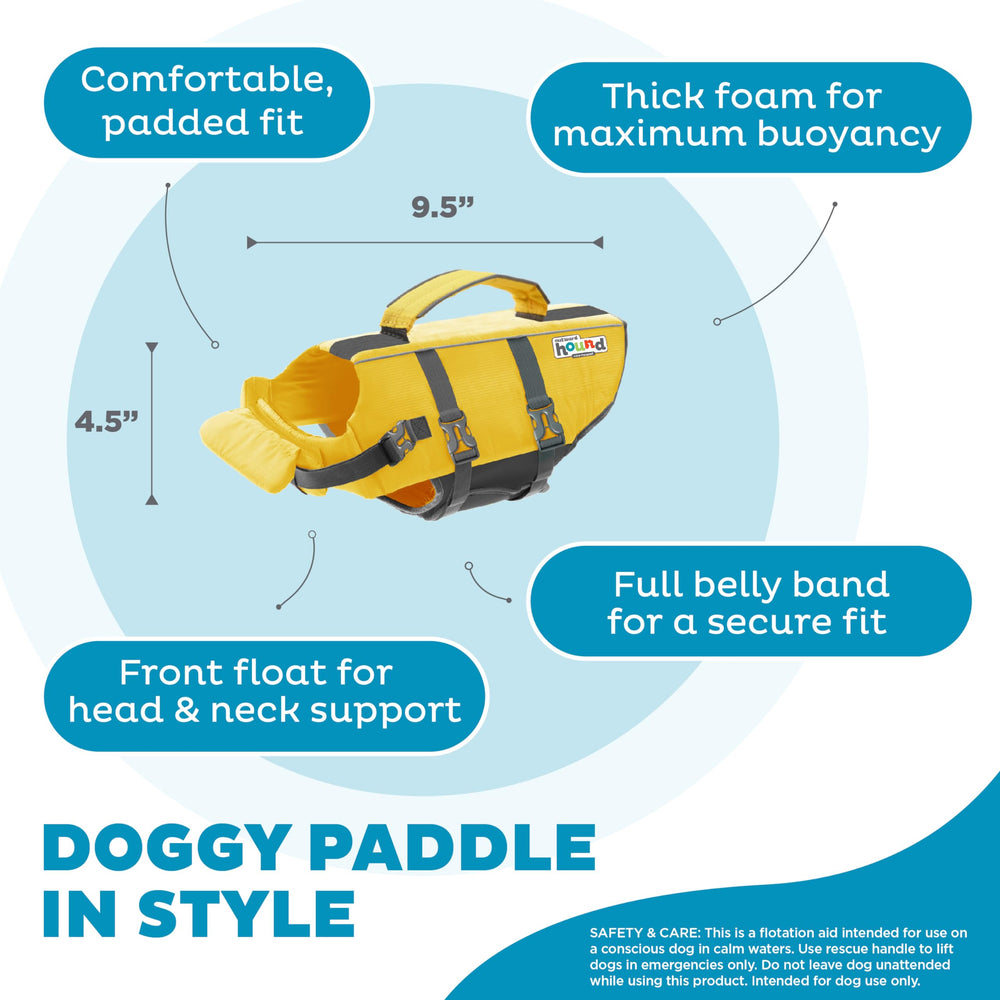 Outward Hound Granby Splash XS life jacket reflective trim increasing visibility