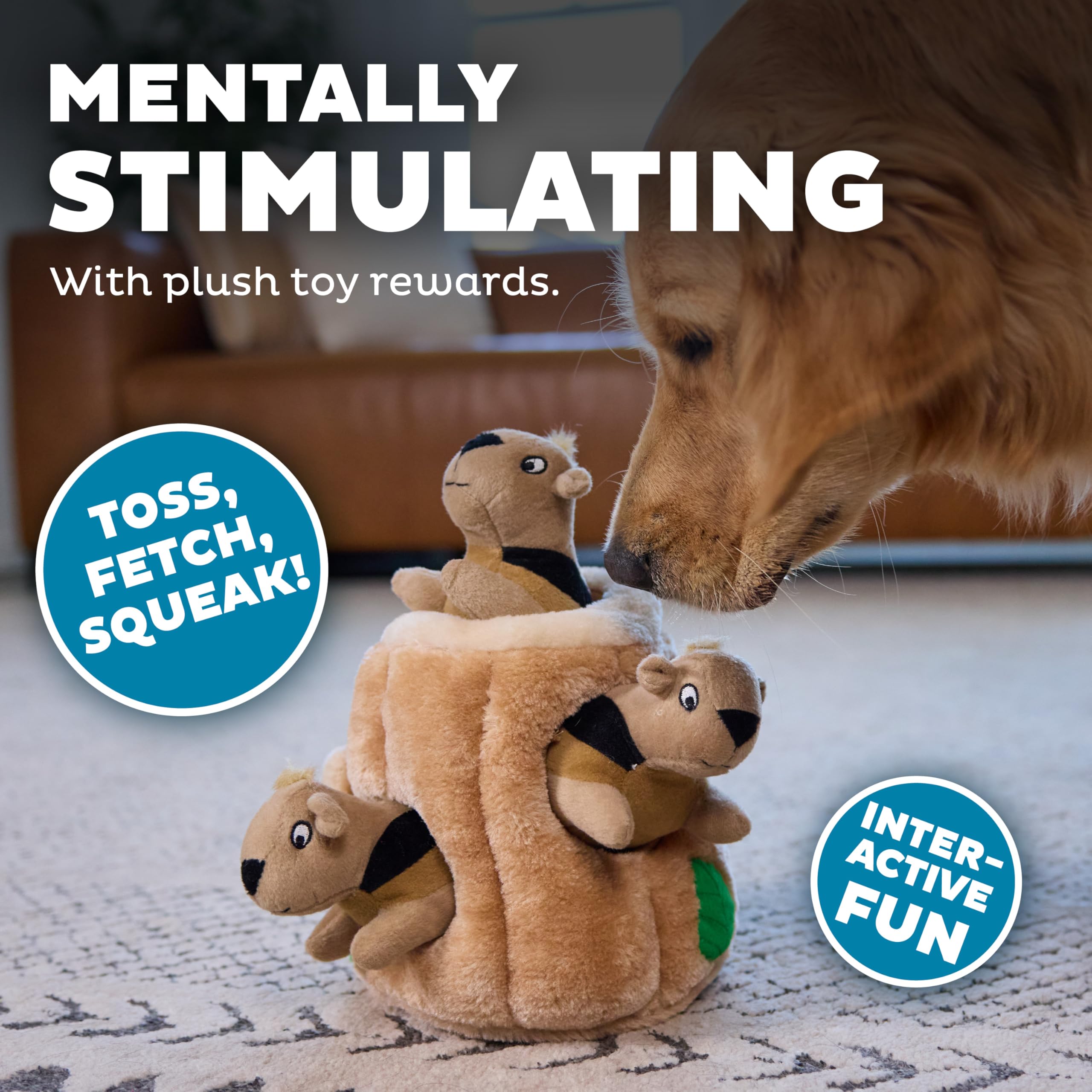 Outward Hound Large trunk design supports engaging hide-and-seek challenges for dogs.