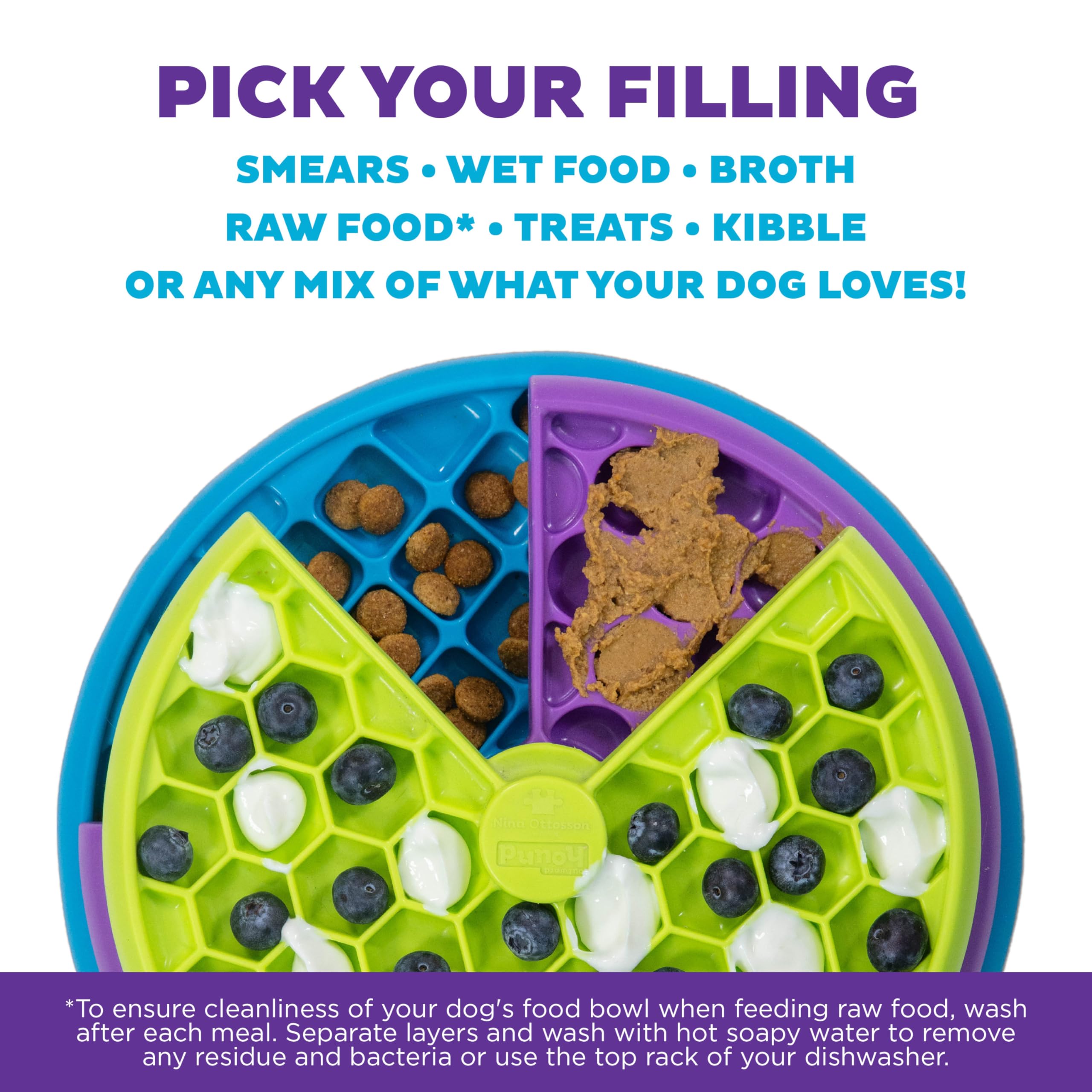 Outward Hound Lickin’ Layers BPA-free material for safe use