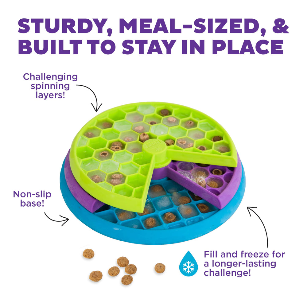 Outward Hound Lickin’ Layers top-rack dishwasher-safe for easy cleanup