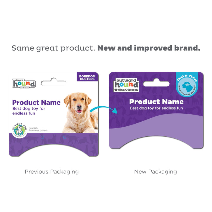Outward Hound Orbee-Tuff Mazee—open top for easy filling and slow dispensing
