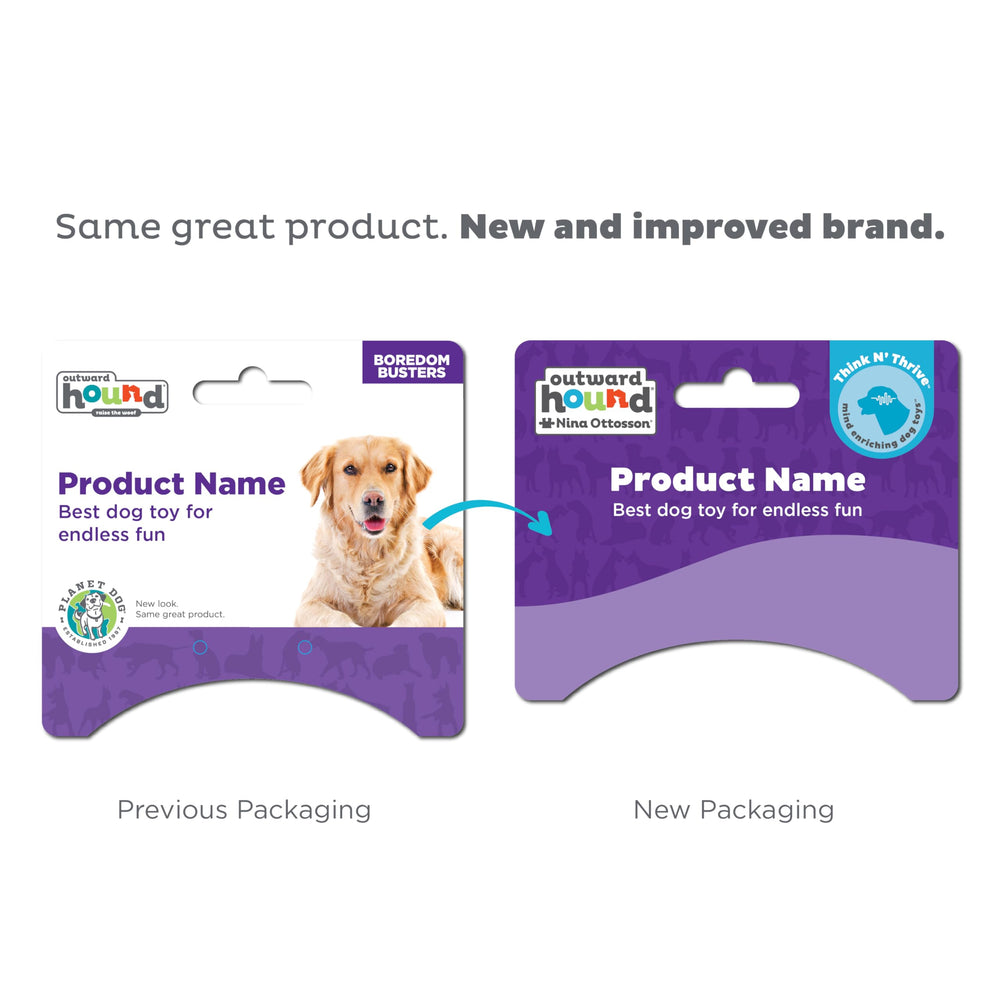 Outward Hound Orbee-Tuff Mazee—open top for easy filling and slow dispensing