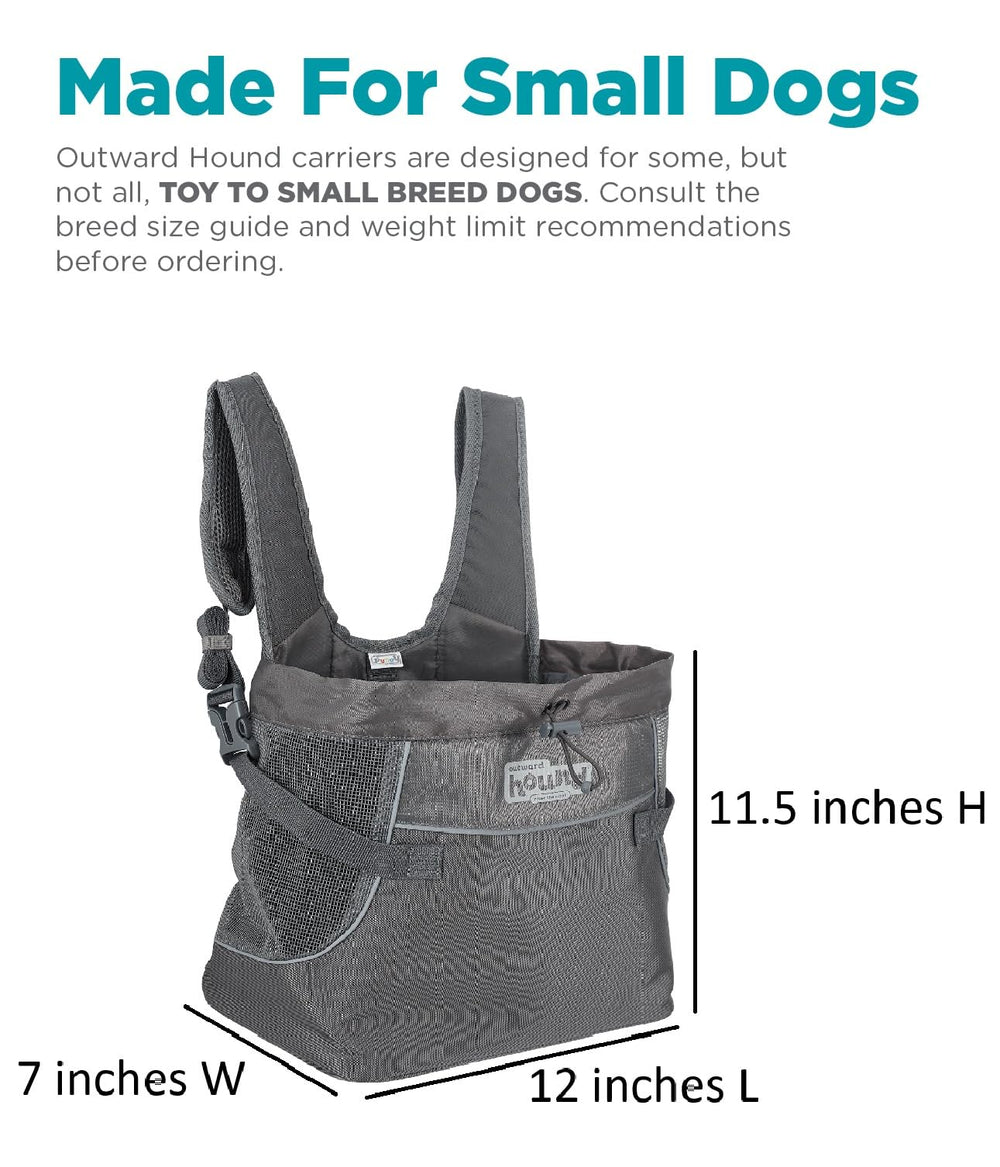 Hiking-ready PupPak in use, keeping pup snuggled against chest