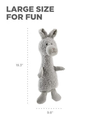 Outward Hound Scruffles bunny plush squeaky toy for supervised play.