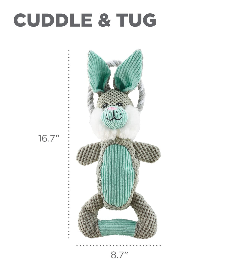 Outward Hound Scrunch Bunch Bunny floppy body ideal for throw.