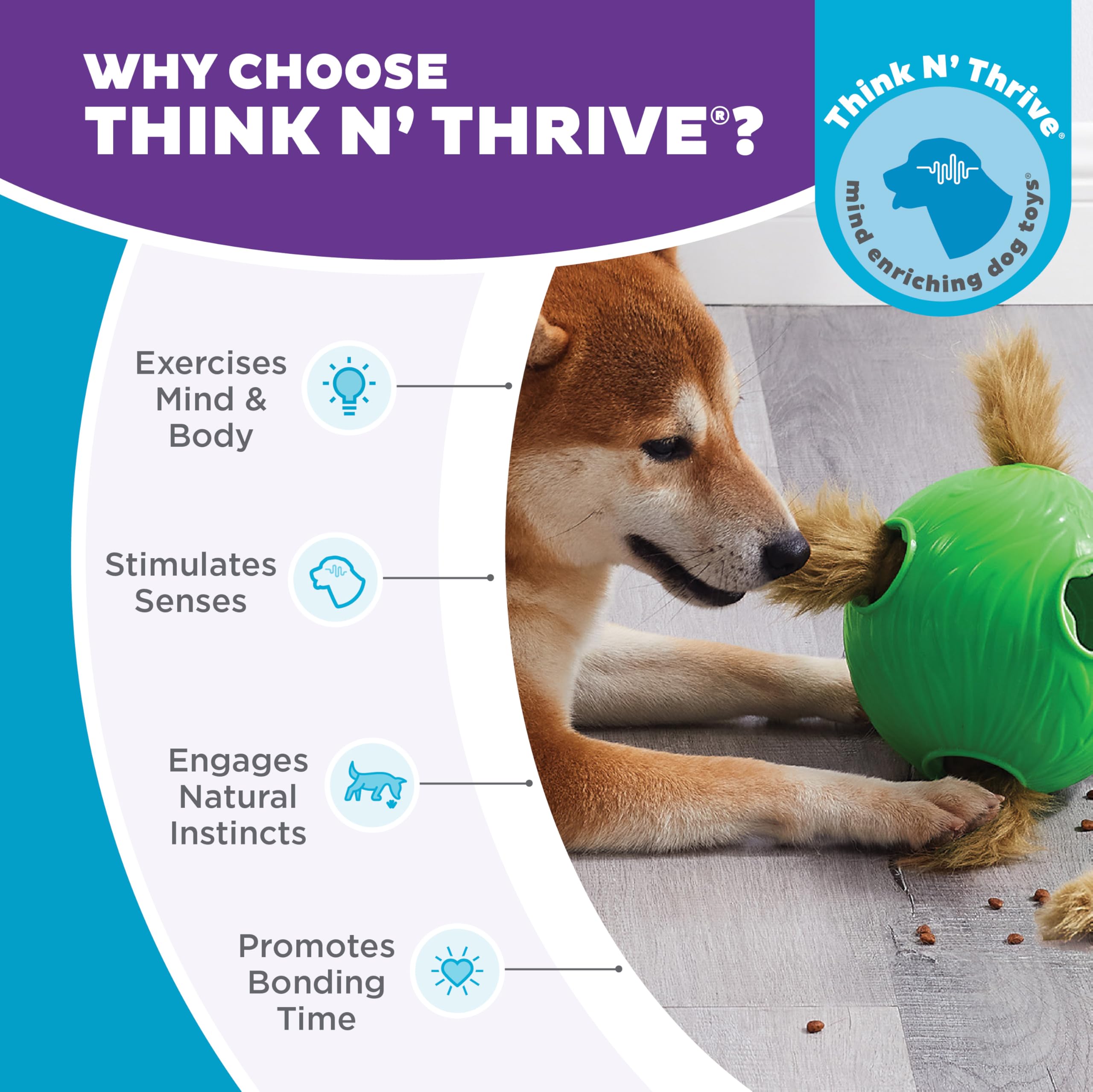 Outward Hound Snuffle N' Treat Ball Level 2 green suitable for outdoor use