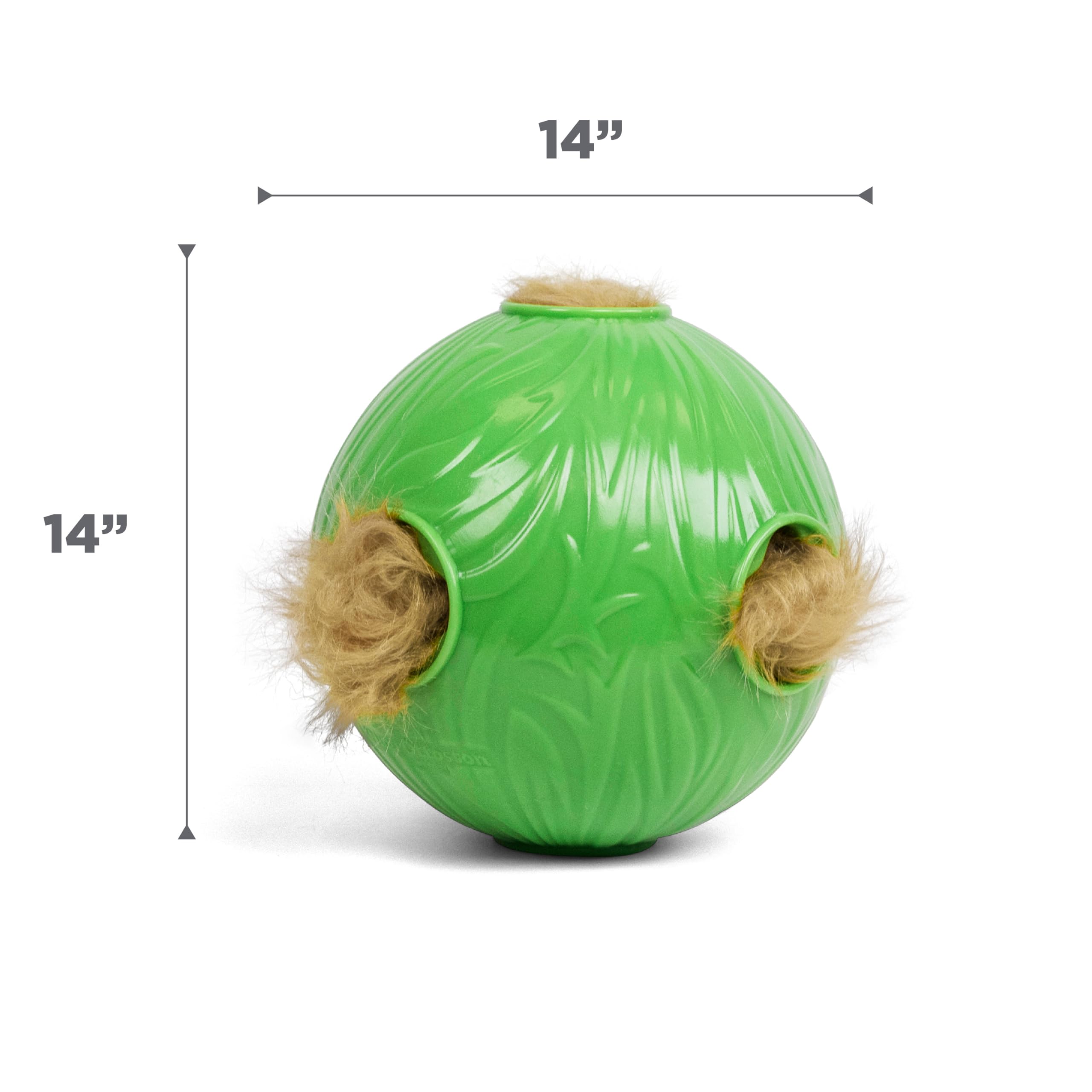 Outward Hound Snuffle N' Treat Ball Level 2 green replacement plush toys