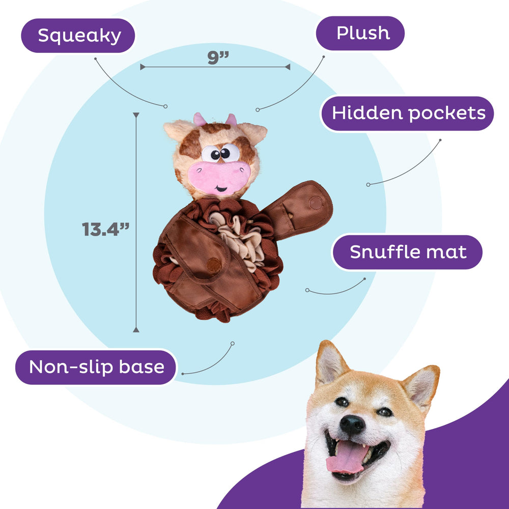 Outward Hound Snuffle Palz arm pockets for extra challenge during play