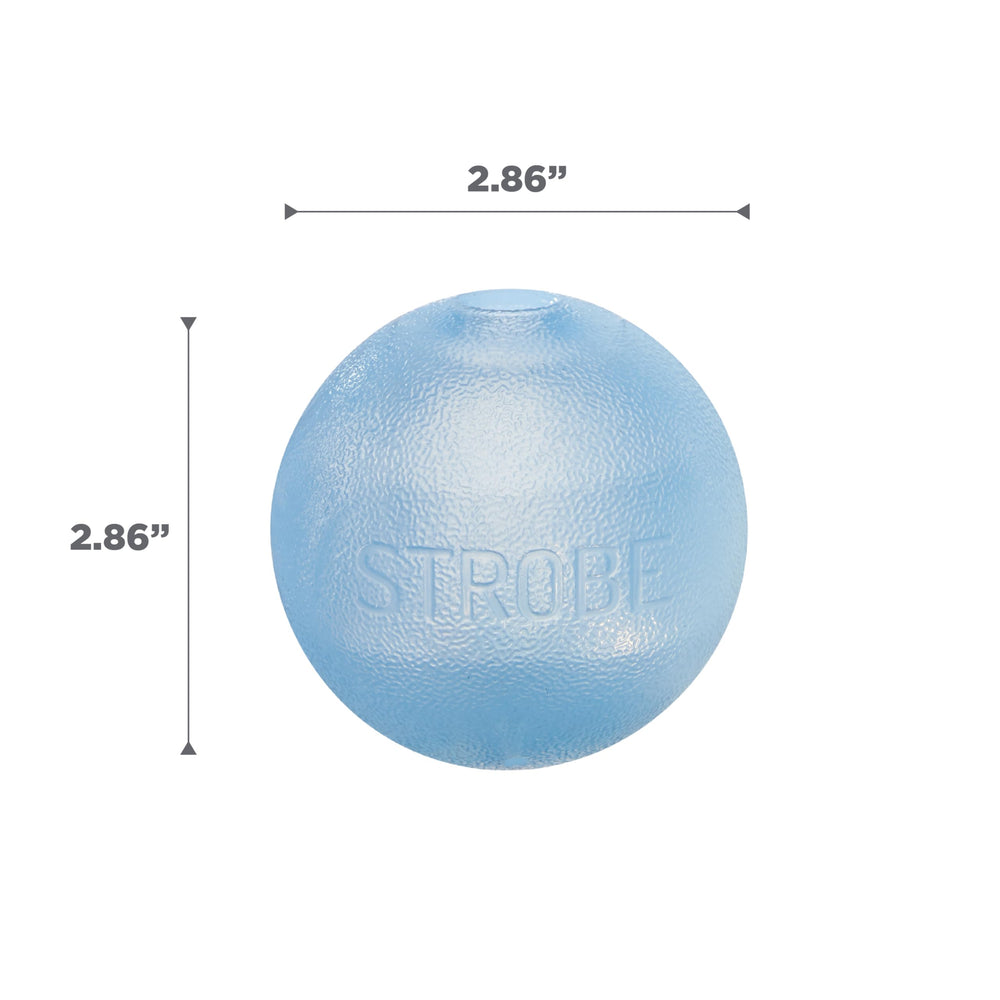Outward Hound Strobe LED Ball blue safe supervised play.