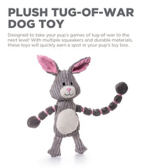 Outward Hound Thunda Tugga Arms with rope handle for secure grip during tug.