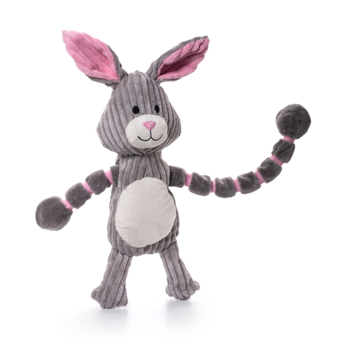 Outward Hound Thunda Tugga Bunny Plush for interactive tug play and bonding.