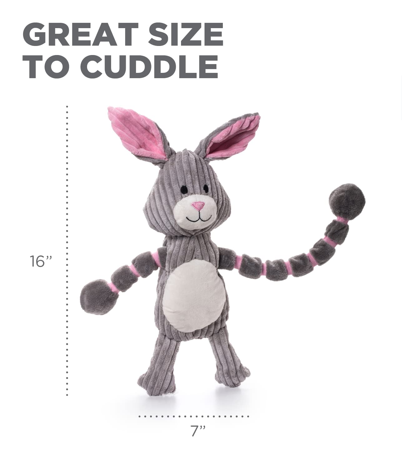 Outward Hound Thunda Tugga Double-stitched seams reinforce long-lasting play.