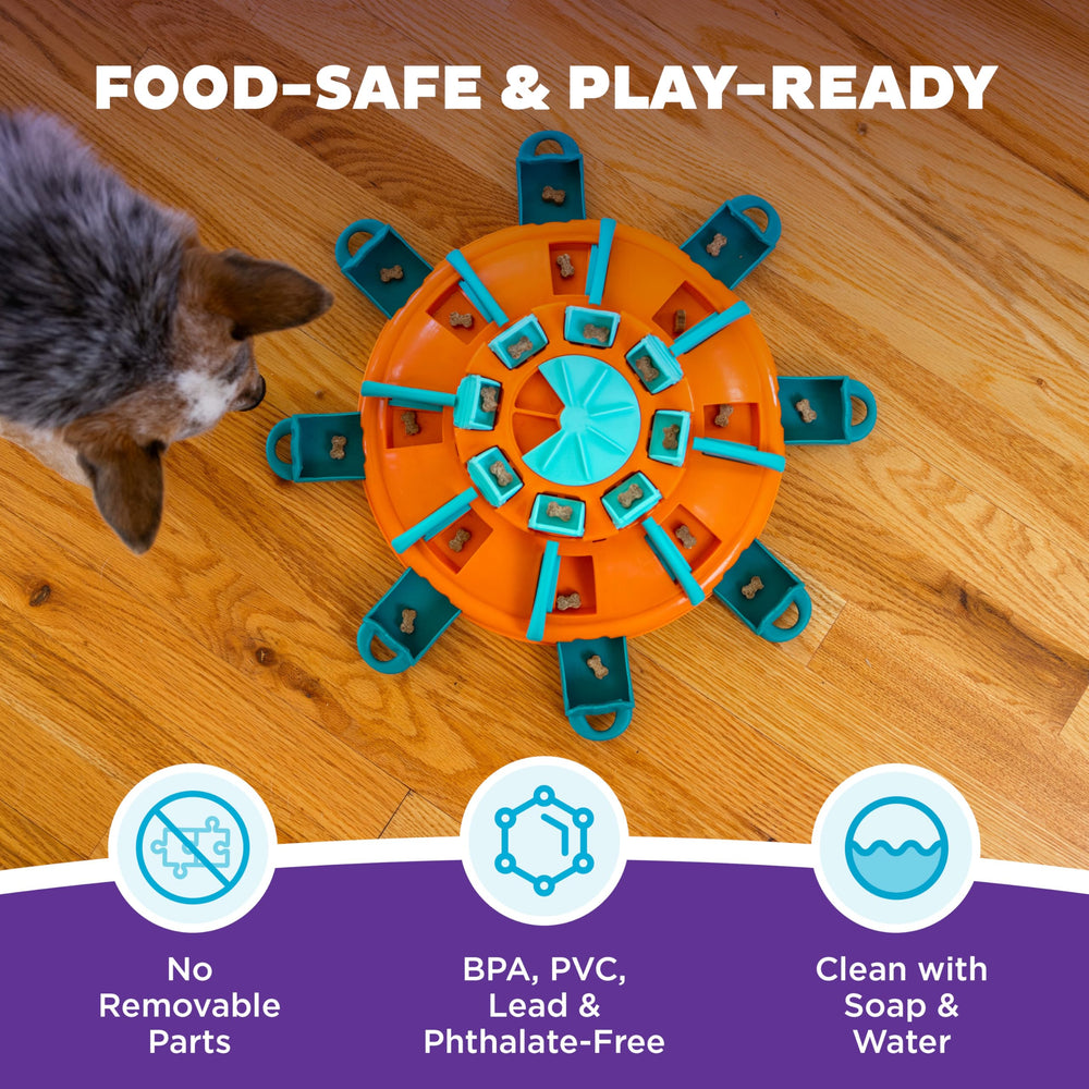 Outward Hound Tower of Treats Level 4 BPA-free easy to clean enrichment toy