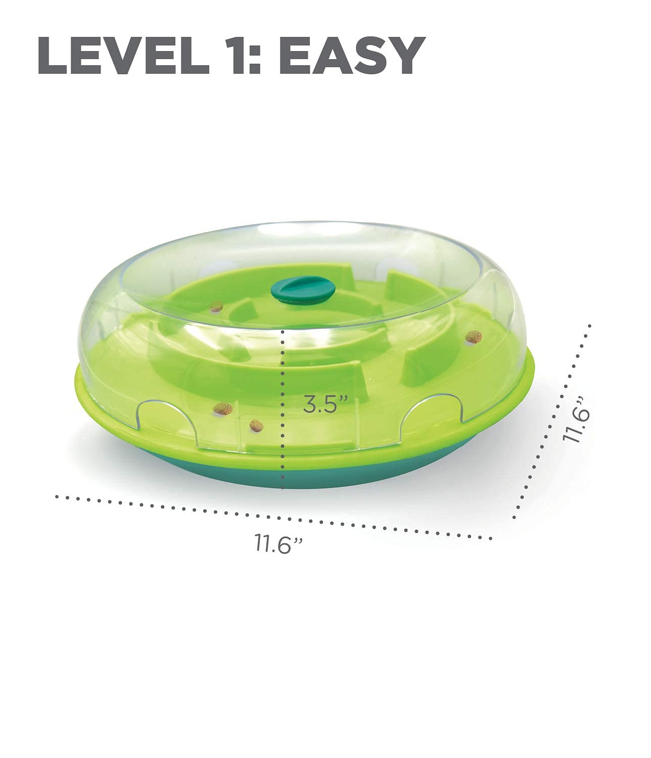 Outward Hound Wobble Bowl interactive puzzle fosters problem-solving as treats release.