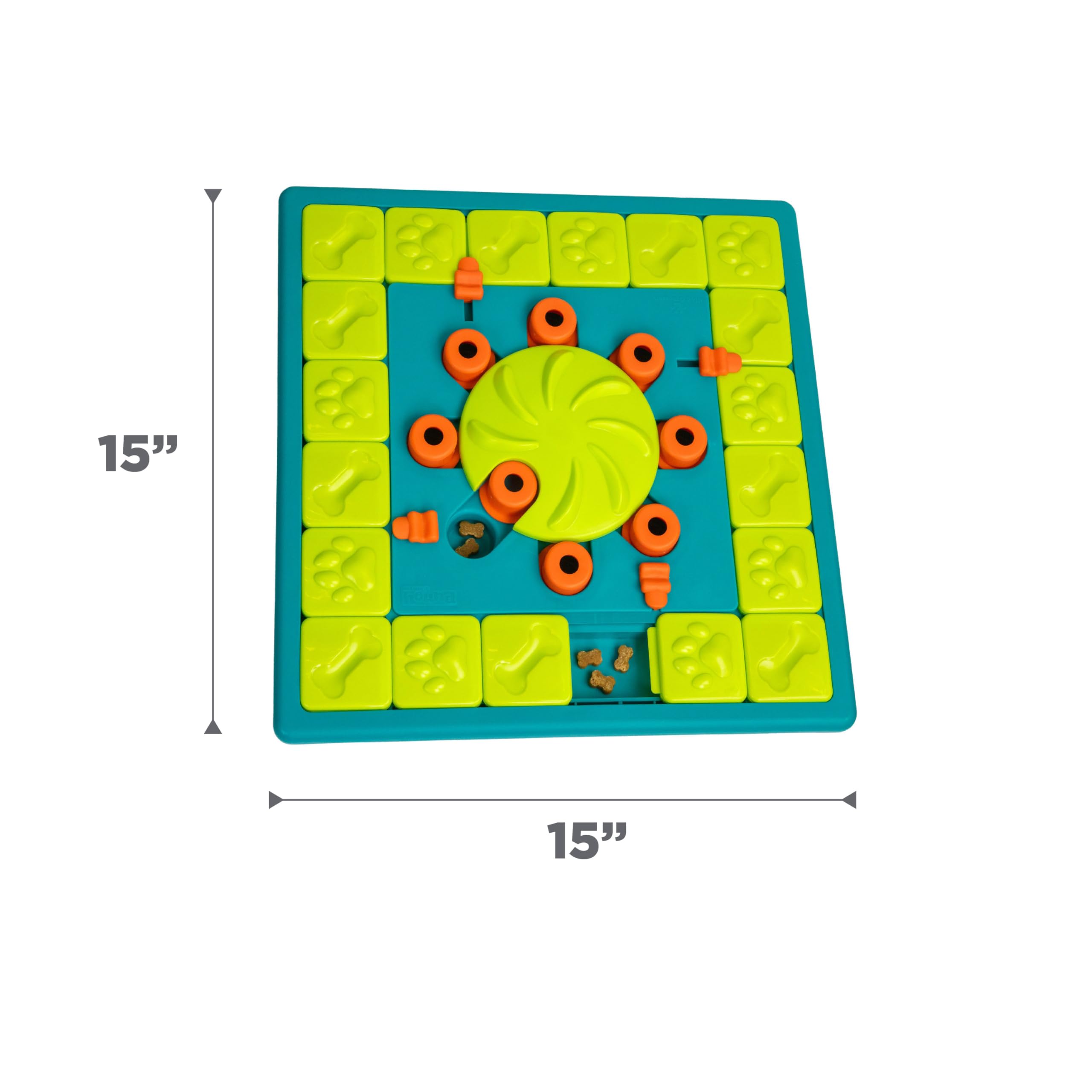Outward Hound Multipuzzle durable materials ensure safe, long-lasting enrichment.