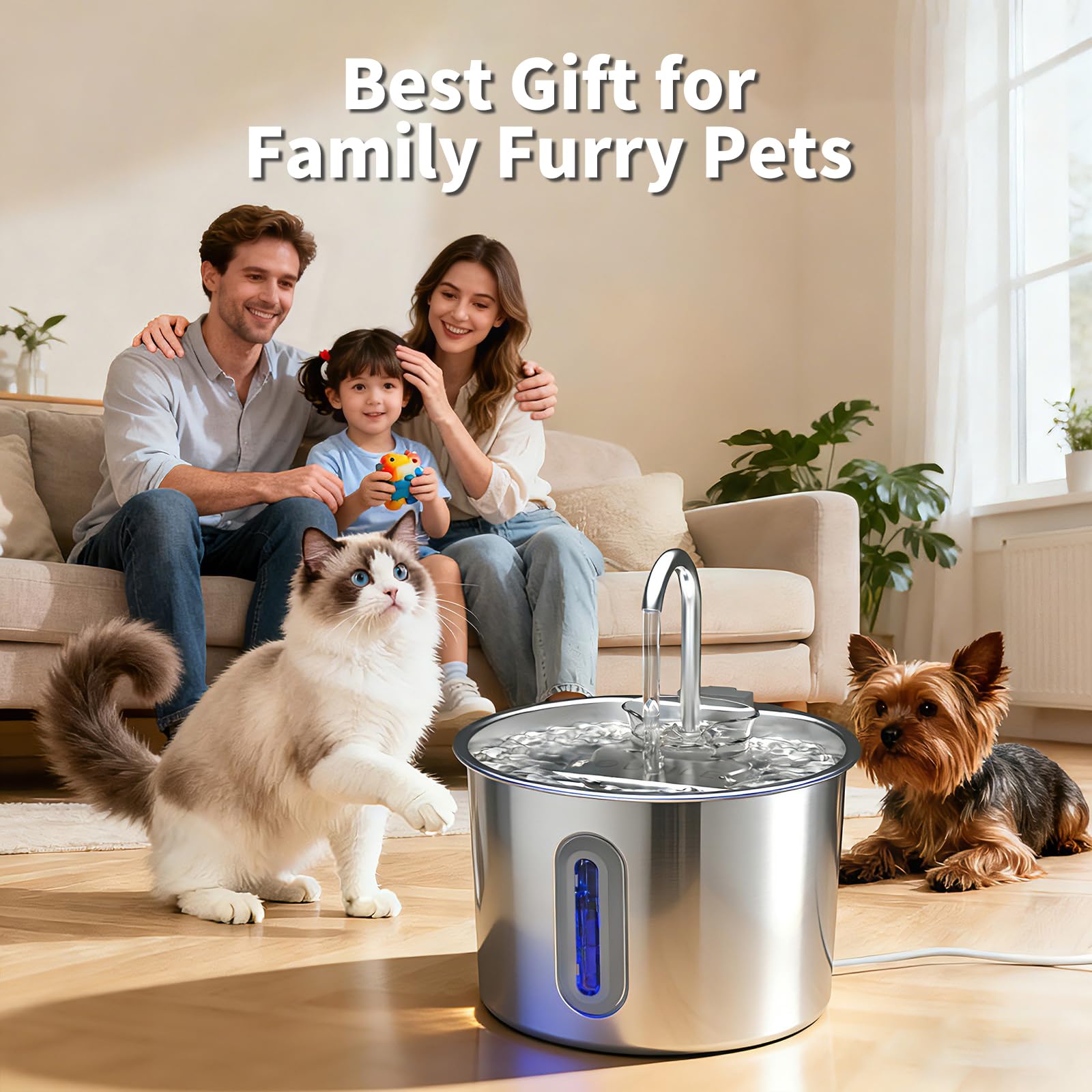 OUYILE replacement filters ensure fresh water and easy upkeep