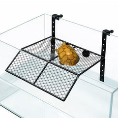 Ovimyne turtle basking platform main view shows stable above-tank resting space