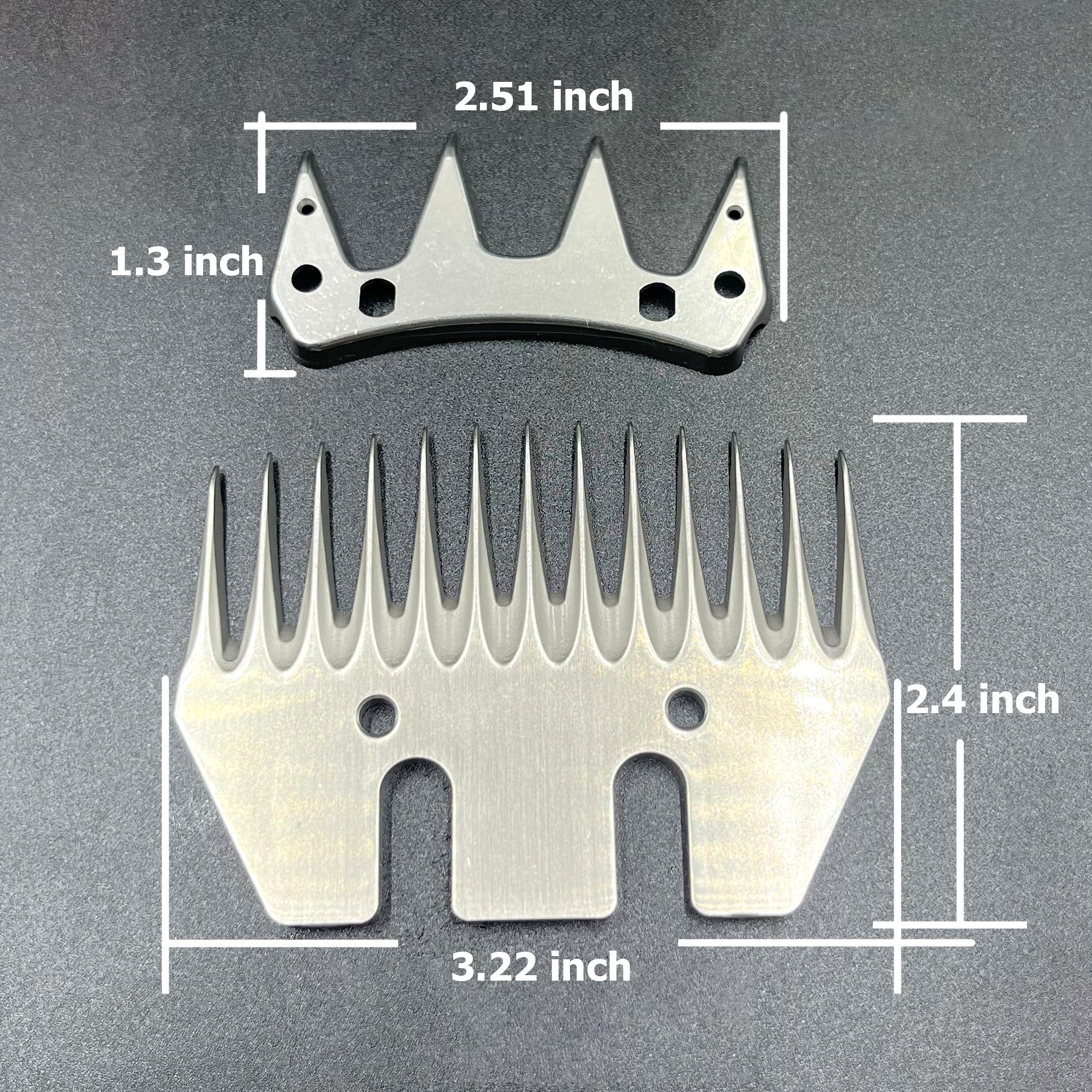 OwnLifeYF versatile blade for goats, lambs, and llamas enables multi-species grooming.