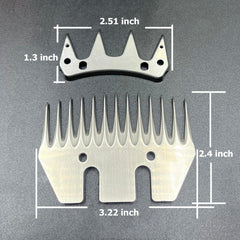 OwnLifeYF versatile blade for goats, lambs, and llamas enables multi-species grooming.