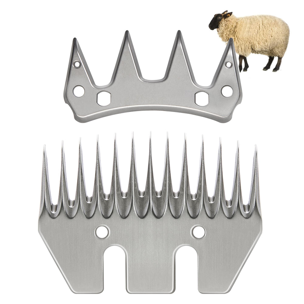 OwnLifeYF sheep shears 13-tooth blade delivers quick, smooth wool trimming.