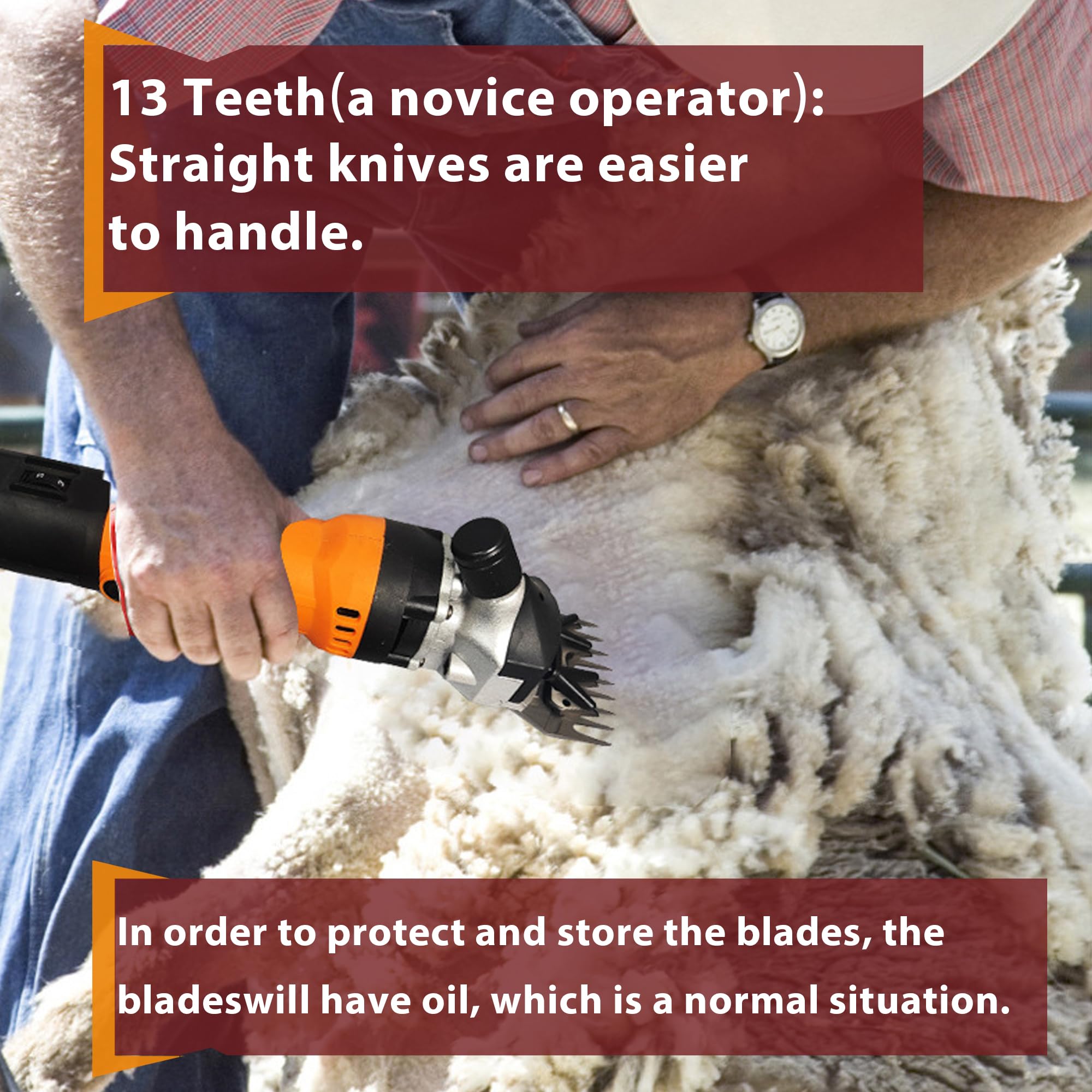 OwnLifeYF stainless steel blade offers durability and heat resistance for daily use.