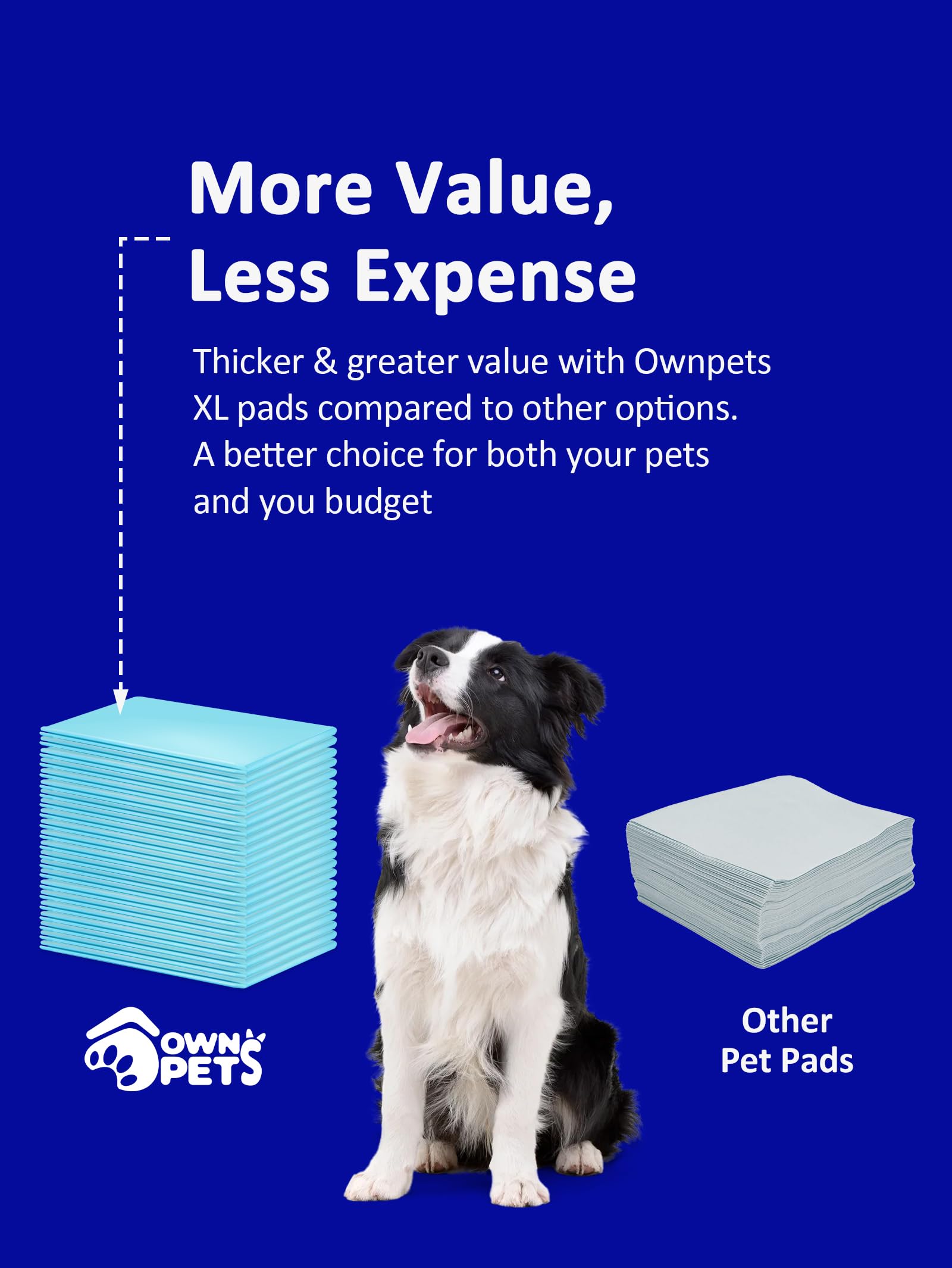Ownpets disposable pads designed for repeat use during travel.