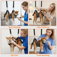 Abdomen padding on the Ownpets hammock protects pets during handling