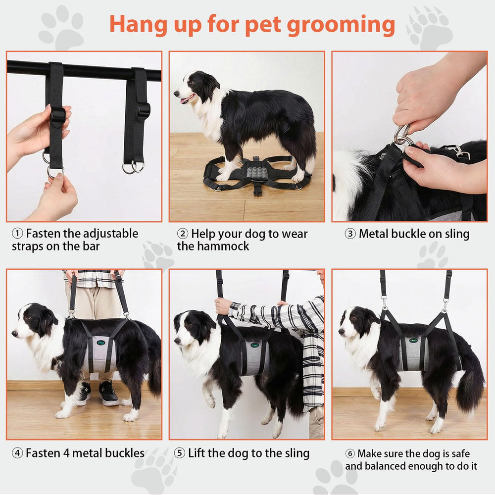 Multi-use Ownpets hammock used as a sling for easy transport